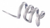 925 Sterling Silver Snake Clip Earrings Punk Rock Jewelry