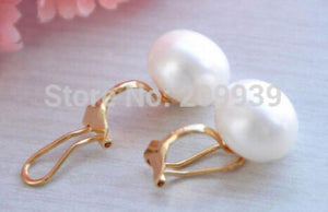 12MM Freshwater Pearl Clip Earrings