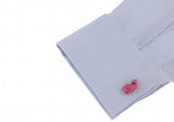 Sunnylink Men's Pink Whale Cuff Links M4312