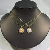ZHBORUIN Freshwater Pearl Necklace 14k Plating Choker Pendant