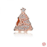 Christmas Tree Snowflakes Bead Dangle Charms for Bracelet