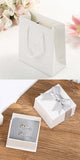 Ribbon Bowknot Paper Pendant Necklace Ring Gift Box Bag