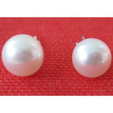 Unique Pearl Girl 8-9mm Freshwater Pearl S925 Sterling Silver Stud Earring