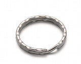 304 Stainless Steel Split Key Rings Chain Jewelry DIY 30*3mm