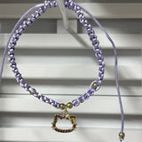 Colorful Rope Cat Bracelet for Women
