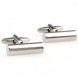 Set of 4 Silver Metal Cufflink Cuff Link