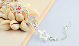 925 Silver Bracelet Mickey Frosted stars Elegant Personal Jewelry