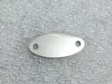 50 Custom Logo Engraved Clothing Labels in Various Sizes
