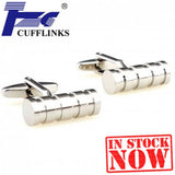 Classic Metal Cufflink Set - 2 Pairs