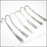 18pcs Vintage Silver Zinc Alloy Bookmark Charms Pendant DIY Bracelet Necklace