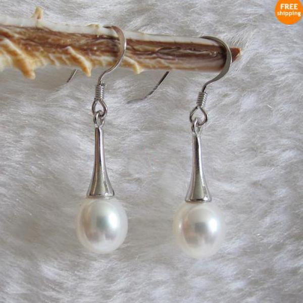 Rice Freshwater Pearl Earrings S925 Sterling Silver Hook