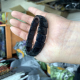 Tiger Eye Beads Bracelet Natural Gemstone Bangle for Men Women