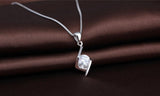 S925 Sterling Silver Zircon Pendant