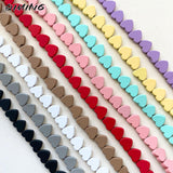 Heart Shape Hematite Bead Matte Loose Bead High DIY Jewelry Making
