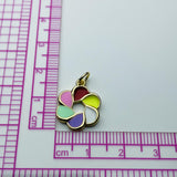 Korea Oil Drop Daisy Pendant Copper Plated Set DIY Access