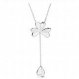 925 Silver Pan Necklace Signature Spinning Hearts Clasp Necklace