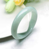 Natural Myanmar Jade A-Class Bracelet 54-64mm Delicate Female Jewelry
