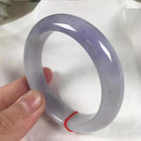 Natural Burmese Jadeite Light Purple Bracelet Princess Jewelry Gift