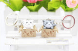 Random Mixed Style Cat Key Rings Chains for Bag Car Keychain
