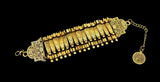 Vintage Coin Tassel Bracelet for Women Silver Adjustable Ethnic Jewelry
