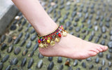 Bohemian Style Turquoise Female Anklet Starfish Beach Vacation