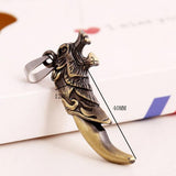 Antique Bronze Metal Pendants 48*20mm 5pcs