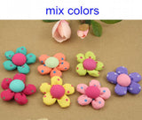 Sunflowers Fabric Flowers for Baby Girls Dress 15 pcs/lot
