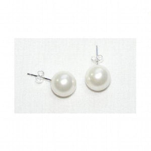 Pink Freshwater Pearl Earrings S925 Sterling Silver Stud