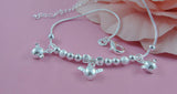 925 Sterling Silver Angel Egg Anklet