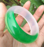 Hand-Carved Green Jade Bracelet Charm Women Men Accessories