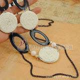 Beaded sweater chain coil sweater chain Ruili jewelry