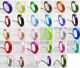 50 Yards Satin Bow Embellishment Ribbon 6mm 10mm 12mm 15mm 20mm