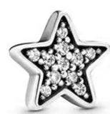 Red Hearts Star Family Tree Small 925 Silver Jewelry