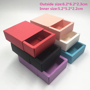 10pcs Multi-size Cardboard Drawer Paper Box Jewelry Gift Boxes
