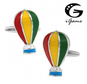 iGame Fire Ballon Cufflinks Brass Muti-color