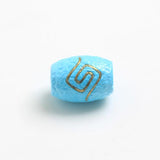 Green/Blue Magnesite Pillar DIY Jewelry Making Beads Nature