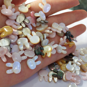 4Pcs Natural Mother Of Pearl Shell Beads DIY Jewelry Making
