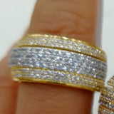 Spill Circle Statement Rings For Women Wedding Dubai Bridal Finger Rings