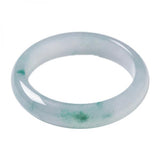 Natural Burmese Green Flower Jadeite Bracelet 54mm-64mm Princess Jewelry Gift