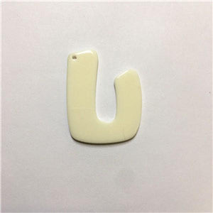 100pcs 40x32mm L-shape Acrylic Charms for Earrings DIY