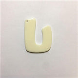 100pcs 40x32mm L-shape Acrylic Charms for Earrings DIY