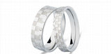 Stainless Steel Small Squares Couple Rings