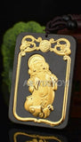 Hetian Jade Coin Wealth PiXiu Pendant Necklace
