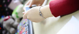Heart Charm Bracelet Womens 925 Silver
