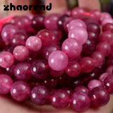 6 8 10mm Pink Tourmaline Stone Beads for Jewelry Making