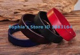 Brown Retro Buttons Leather Wristband Cuff Mens