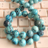 Natural Stone African Turquoises Beads 6/8/10mm 15''Inch DIY Bracelet Necklace