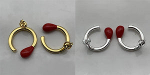 Spanish 925 Silver Stud Pendant Earring Set