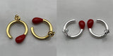 Spanish 925 Silver Stud Pendant Earring Set
