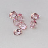 Ruihe Pink Lab-grown Oval Gemstone DIY Jewelry Making
